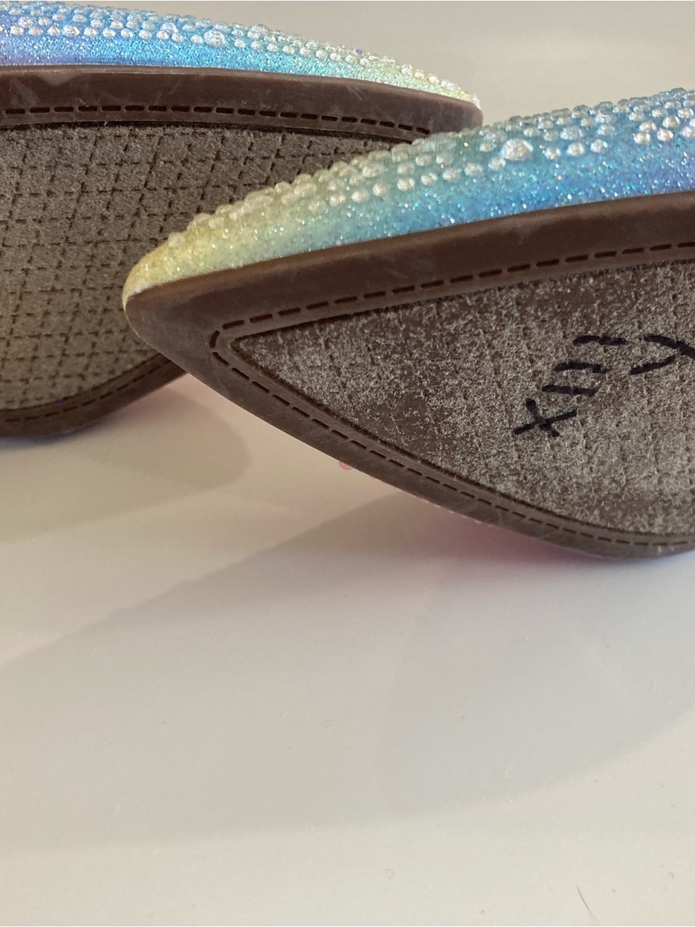 Jessica Simpson Multicolor Pastel Ombre Crystal Pointed-Toe Heels - Picture 8 of 8